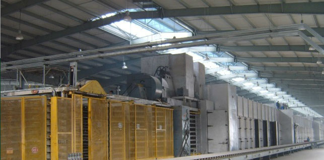 Gypsum board production line